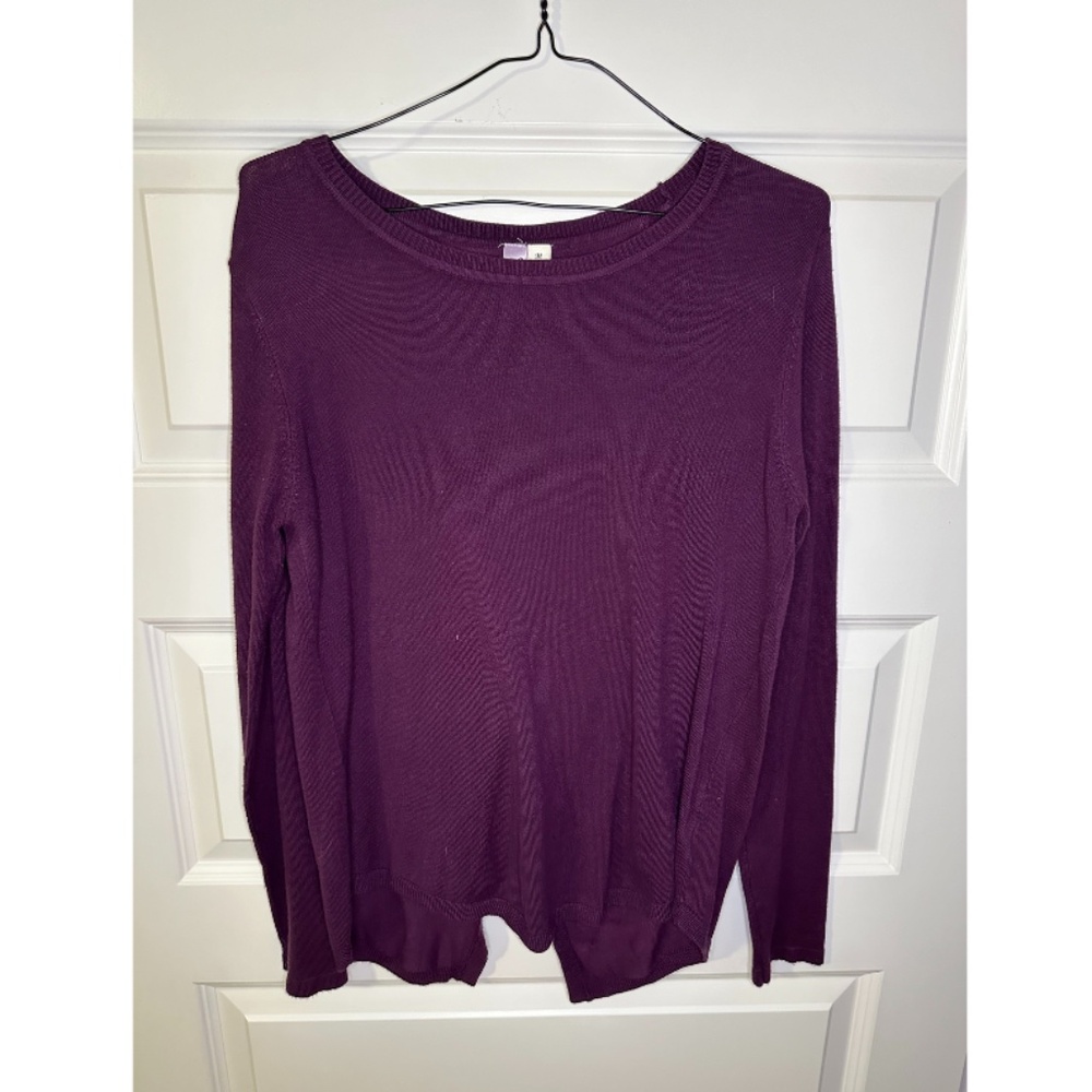 Francesca's Long Sleeve Purple Top